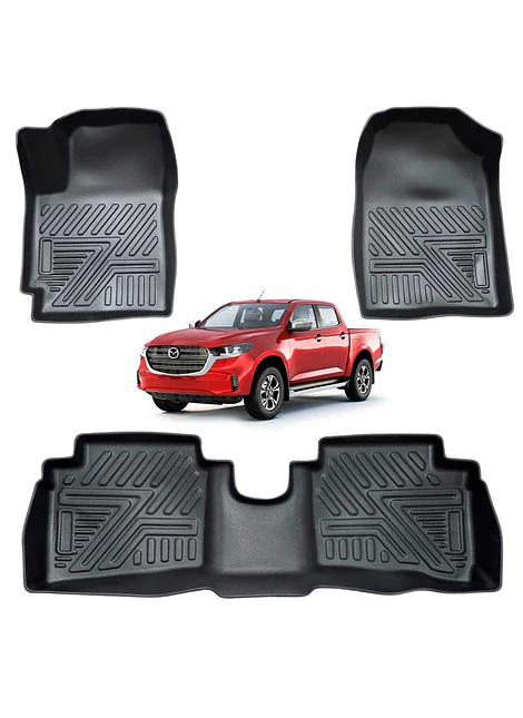 Set de Pisos Calce Perfecto Mazda BT-50 2021 2026 3D