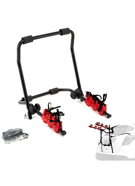 Porta Bicicleta Premium Compacto Con Capacidad De 3 Soportes