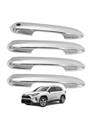 Set Cubre Manillas Toyota RAV4 2019 2021 Cromo