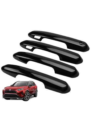 Set Cubre Manillas Toyota RAV4 2019 2021 Black Edition