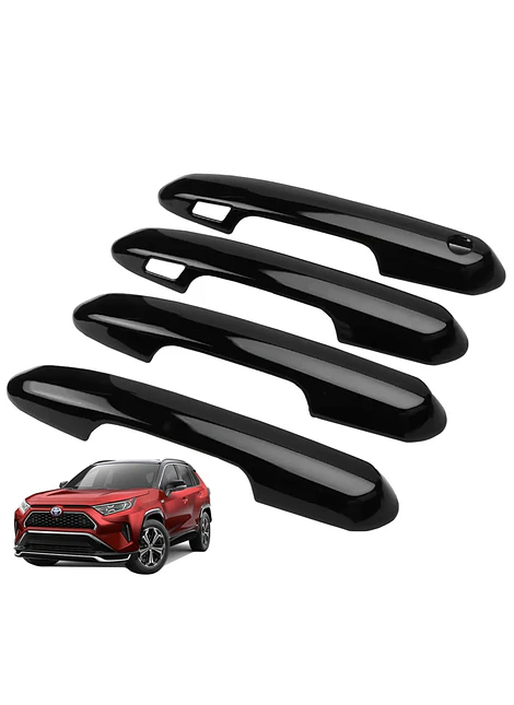 Set Cubre Manillas Toyota RAV4 2019 2021 Black Edition