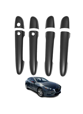 Set Cubre Manillas Mazda 3 2017 2019 Black Edition