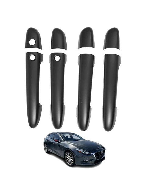 Set Cubre Manillas Mazda 3 2017 2019 Black Edition