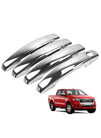 Set Cubre Manillas Ford Ranger 2013 2016 Cromo