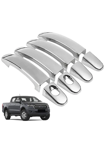Set Cubre Manillas Ford Ranger 2017 2019 Cromo