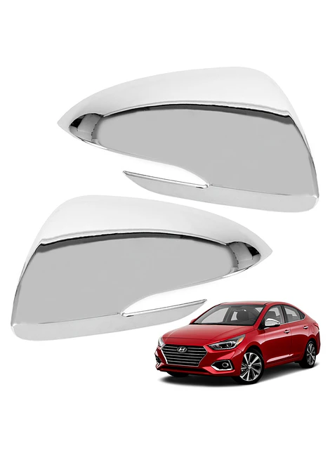 Cubre Retrovisor Hyundai Accent 2019 2021 Cromo