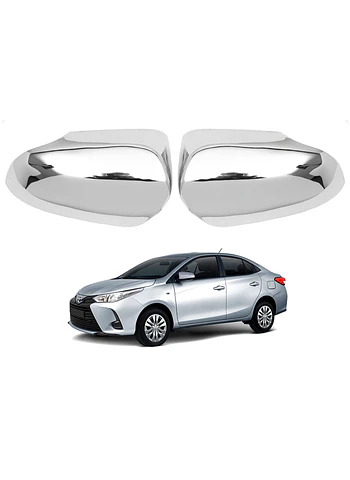Cubre Retrovisor Yaris Sedan 2014 2017 Cromo