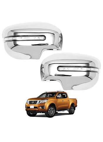 Cubre Retrovisor Nissan NP300 Navara 2016 2021 Cromo