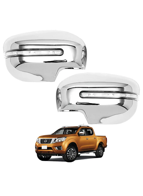 Cubre Retrovisor Nissan NP300 Navara 2016 2021 Cromo