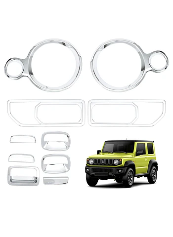 Kit Decorativo Exterior Cromo Para Suzuki Jimny 2019 2022