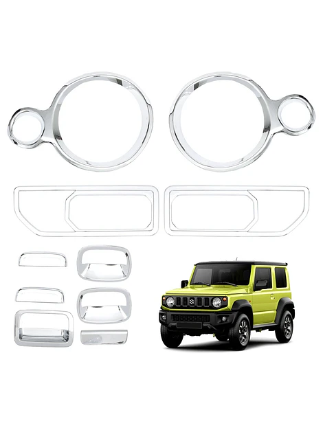Kit Decorativo Exterior Cromo Para Suzuki Jimny 2019 2022