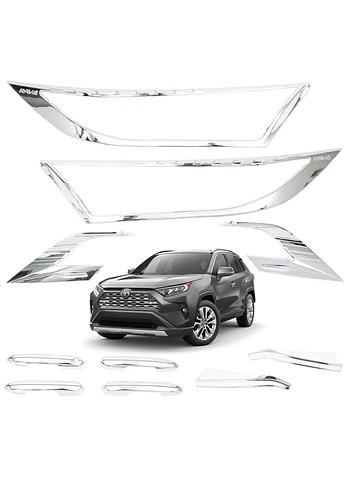 Kit Decorativo Exterior Cromo Toyota RAV4 2019 2022