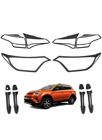 Kit Decorativo Exterior Black Edition Toyota RAV4 2016 2018