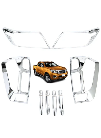 Kit Decorativo Exterior Cromo Para Nissan NP300 Navara 2015 2020