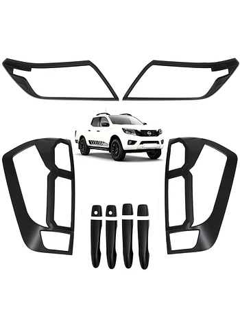 Kit Decorativo Exterior Black Edition Nissan NP300 Navara 2016 2020