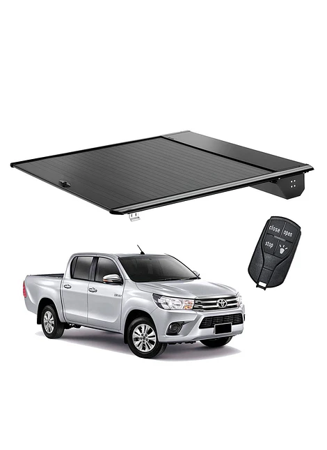 Cubierta Electrónica Retráctil Toyota Hilux Revo 2016 2026 Aluminio