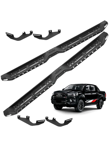 Pisaderas Premium Offroad Para Hilux Revo y Rocco 2016 2022