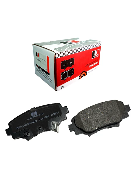 M1382 Pastillas de Freno Cerámica Traseras Mazda 3 2014 2024