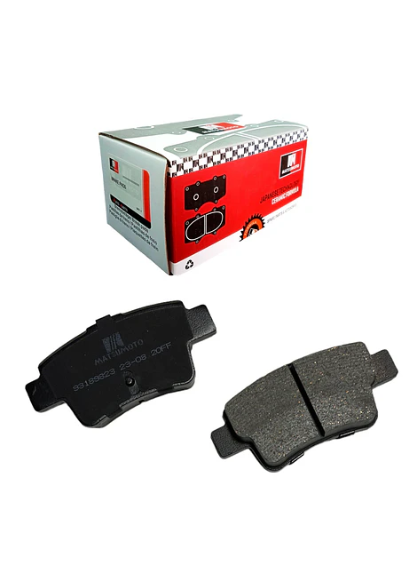 M1207 Pastillas de Freno Cerámica Traseras Fiat  Chevrolet  Opel