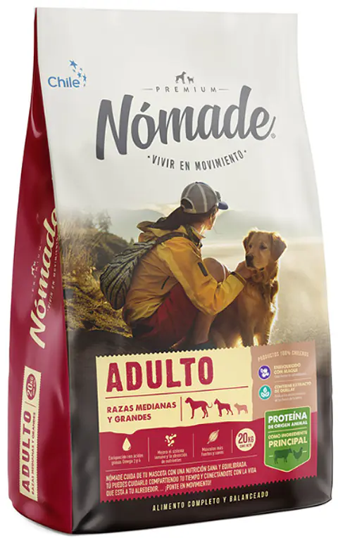 Nómade Adulto Razas Medianas y Grandes 20 kg