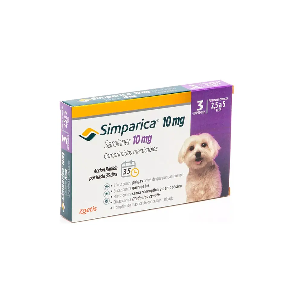 Simparica Antiparasitario para Perros de 2.5 a 5 kg  1