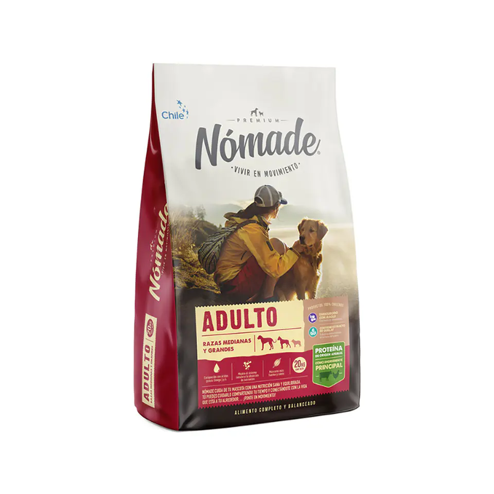 Nómade Adulto Razas Medianas y Grandes 20 kg 1