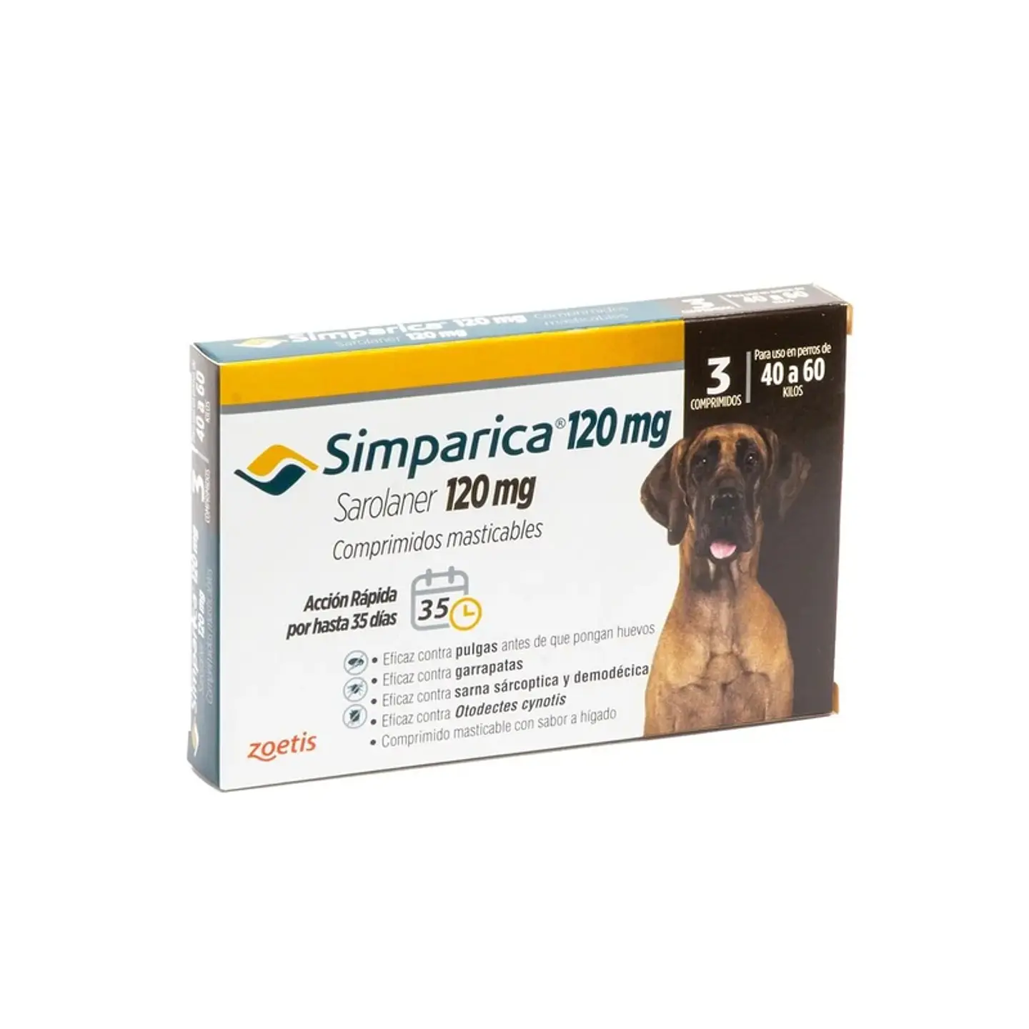 Simparica Antiparasitario para Perros de 40 a 60 kg 1