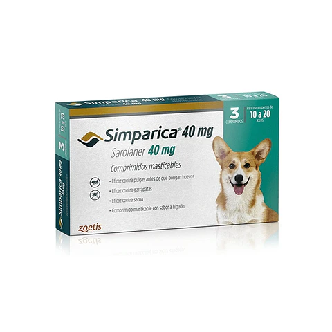 Simparica Antiparasitario para Perros de 10 a 20 kg
