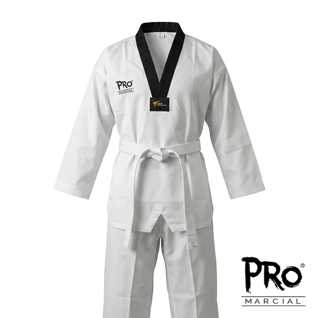 Dobok taekwondo, cuello negro Pro Marcial