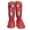Canilleras de Karate + Empeinera Pro Marcial Rojo
