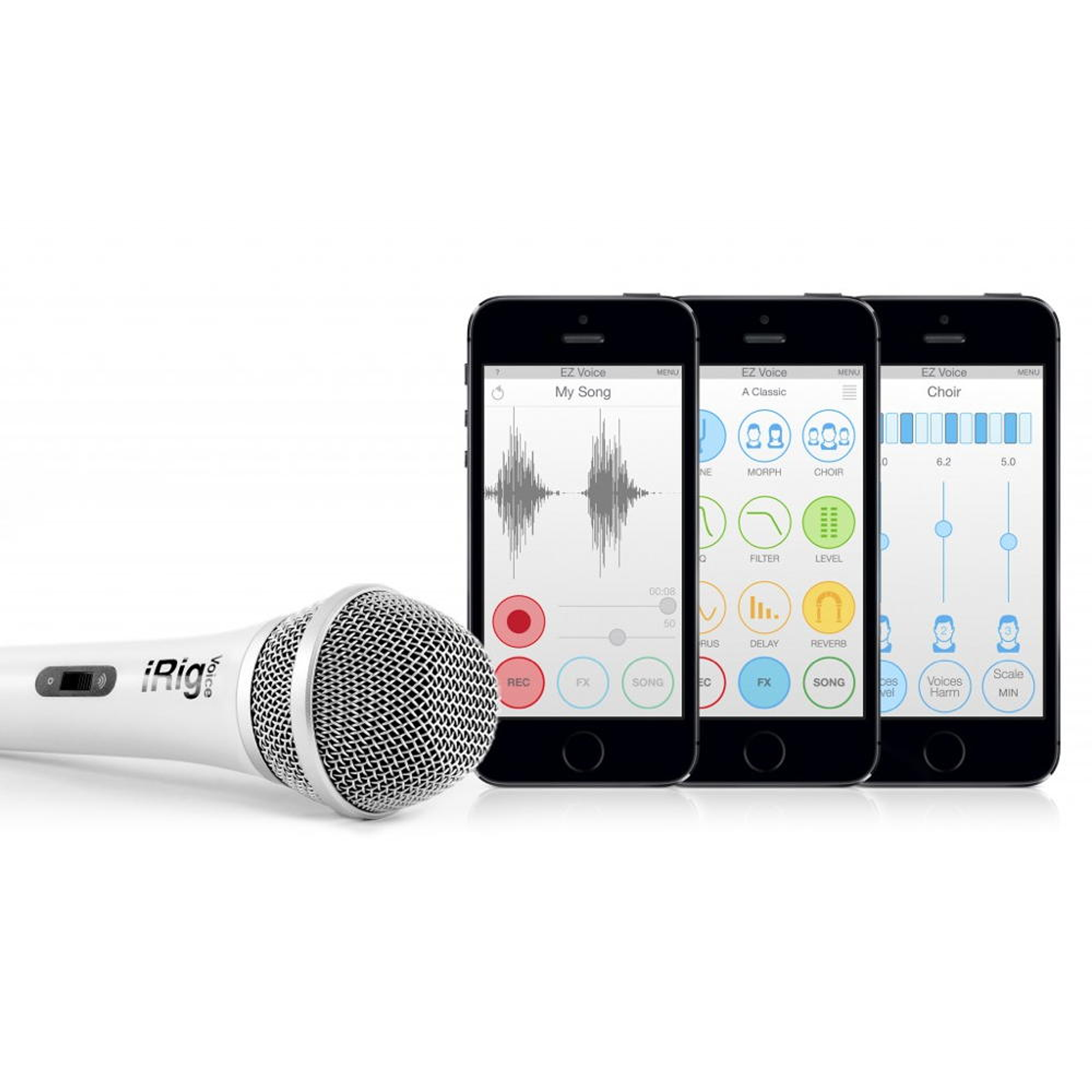 IK Multimedia - Microfone iRig Voice (white)