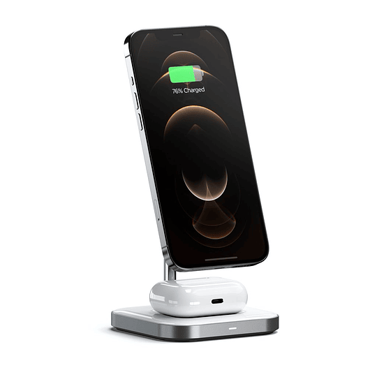 Satechi - 2-in-1 Magnetic Wireless Charging Stand - Image 2