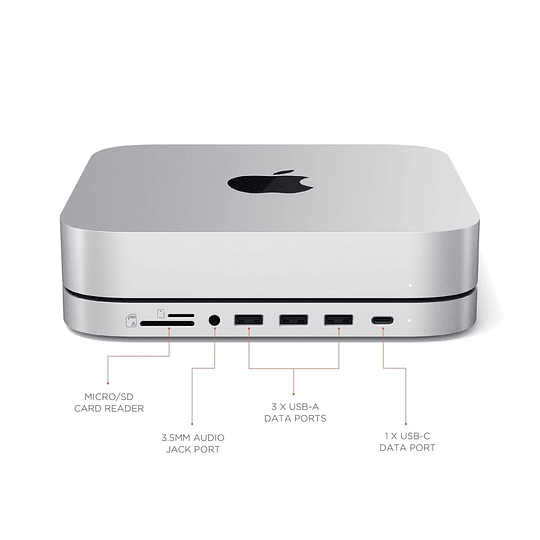 Satechi - Stand & Hub for Mac Mini with SSD Enclosure (sv) - Image 2