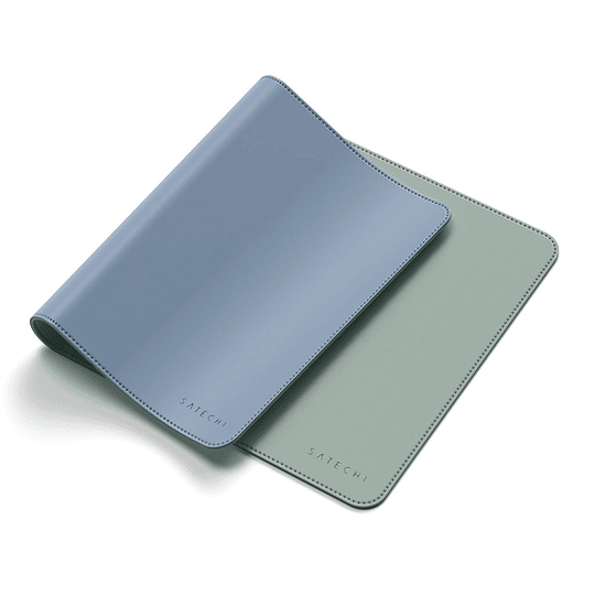 Satechi - Dual Sided Eco-Leather Deskmate (blue/green) - Image 1