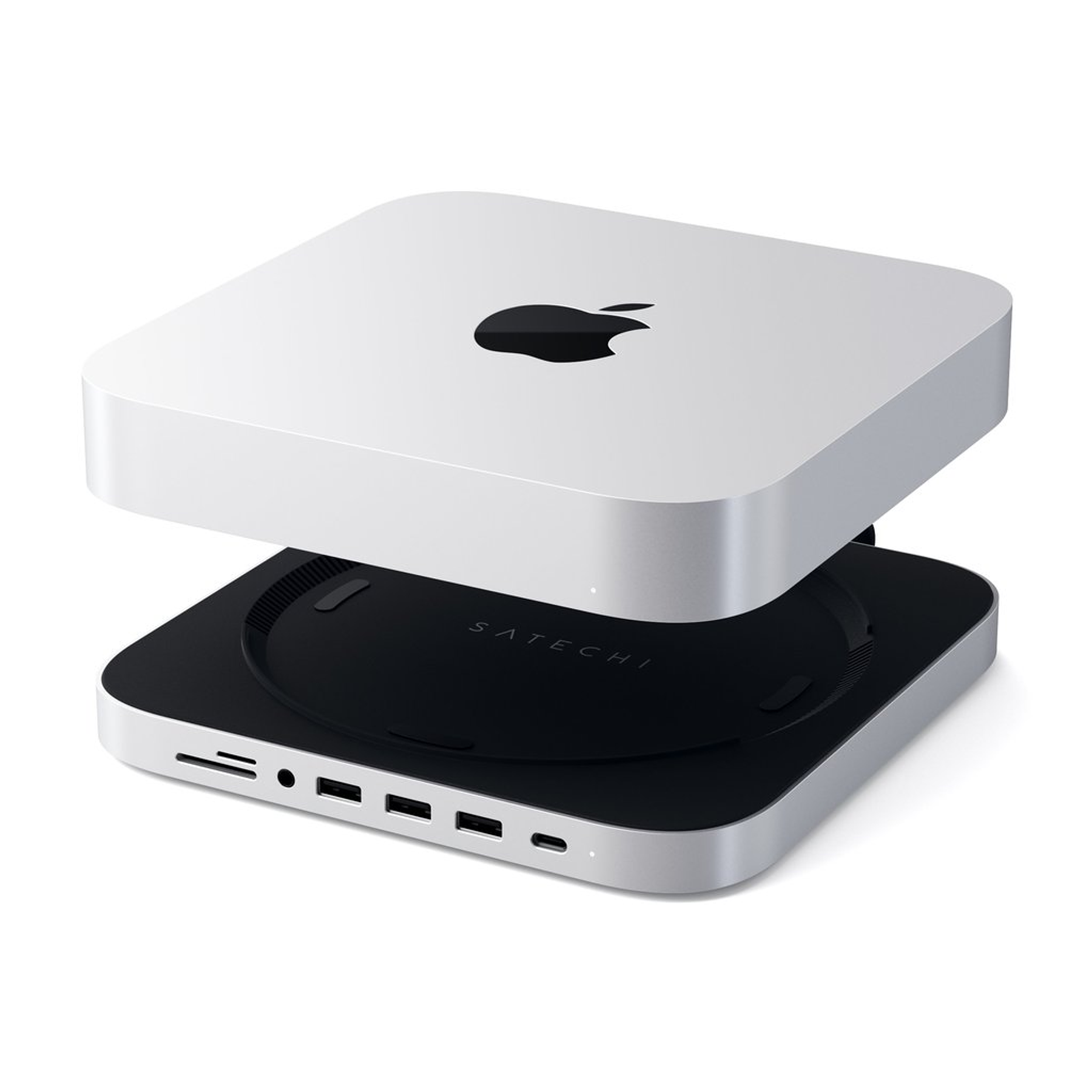 Satechi - Aluminum Stand & Hub for Mac Mini (silver)