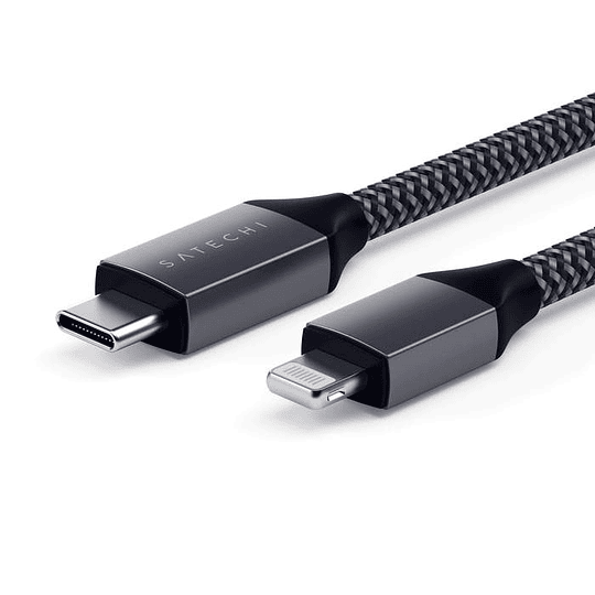 Satechi - USB-C to Lighting Cable MFI (space grey) - Image 1