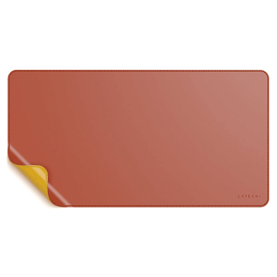 Satechi - Dual Sided Eco-Leather Deskmate (yellow/orange) - Image 3