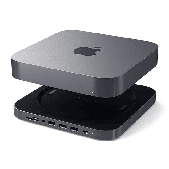 Satechi - Aluminum Stand & Hub for Mac Mini (sp grey) - Image 6