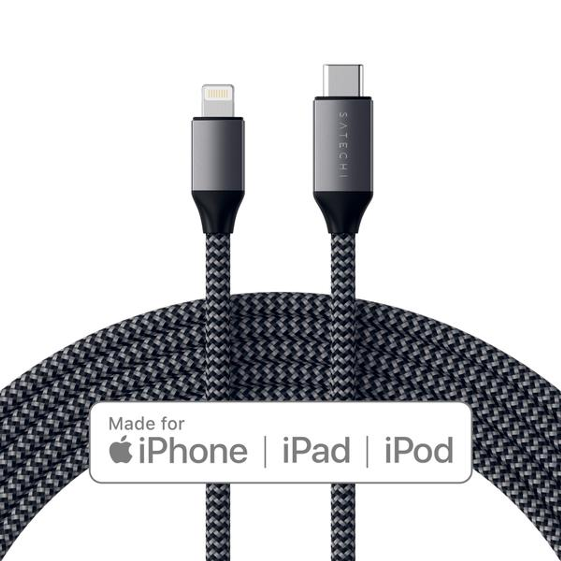 Satechi - USB-C to Lighting Cable MFI (space grey)