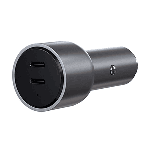 Satechi - 40W Dual USB-C PD Car Charger (space gray)