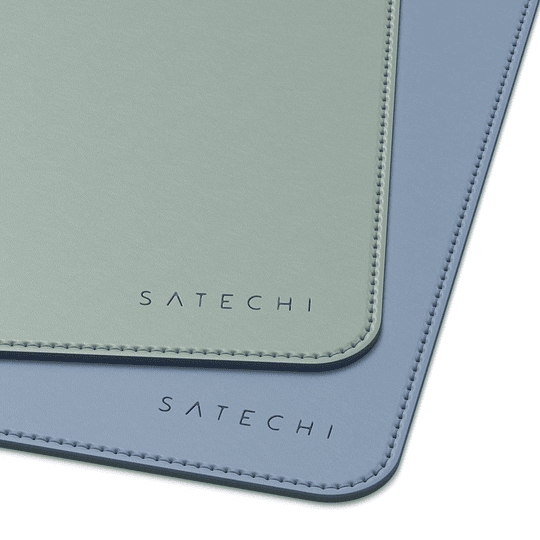 Satechi - Dual Sided Eco-Leather Deskmate (blue/green) - Image 5