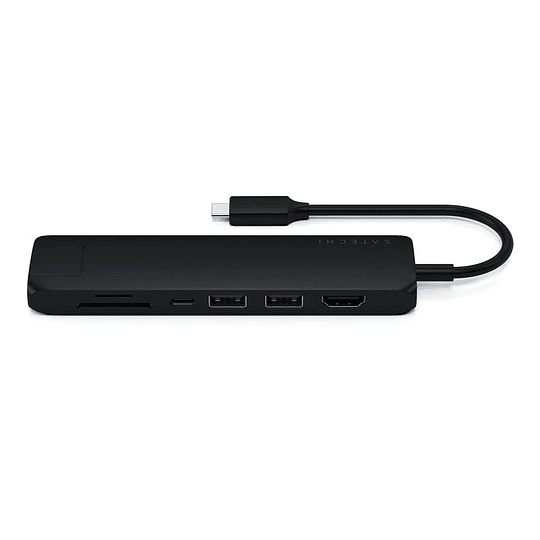 Satechi - USB-C Slim Multiport w/ Ethernet adpt (black) - Image 2