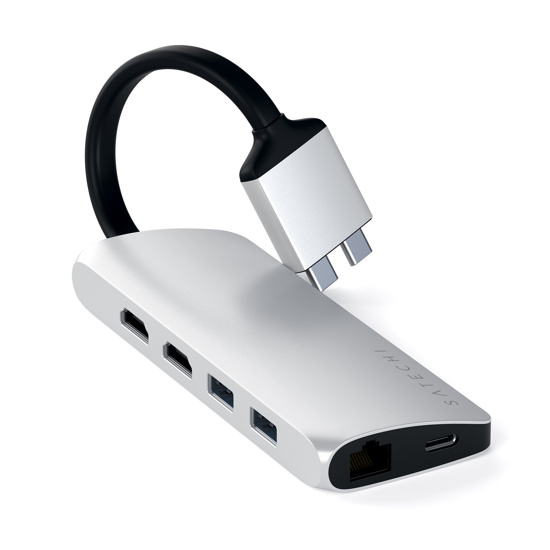 Satechi - USB-C Dual Multimedia Adapter (silver)