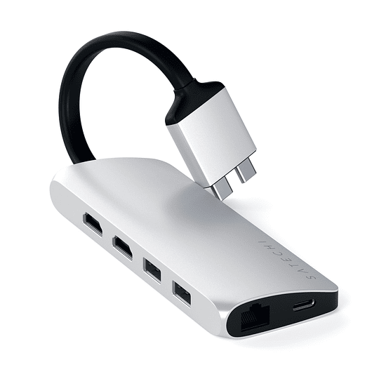 Satechi - USB-C Dual Multimedia Adapter (silver) - Image 1