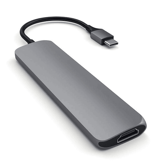 Satechi - USB-C Multiport Slim Adapter (space grey) - Image 3