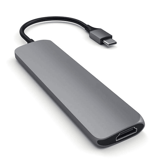 Satechi - USB-C Multiport Slim Adapter (space gray) - Image 3