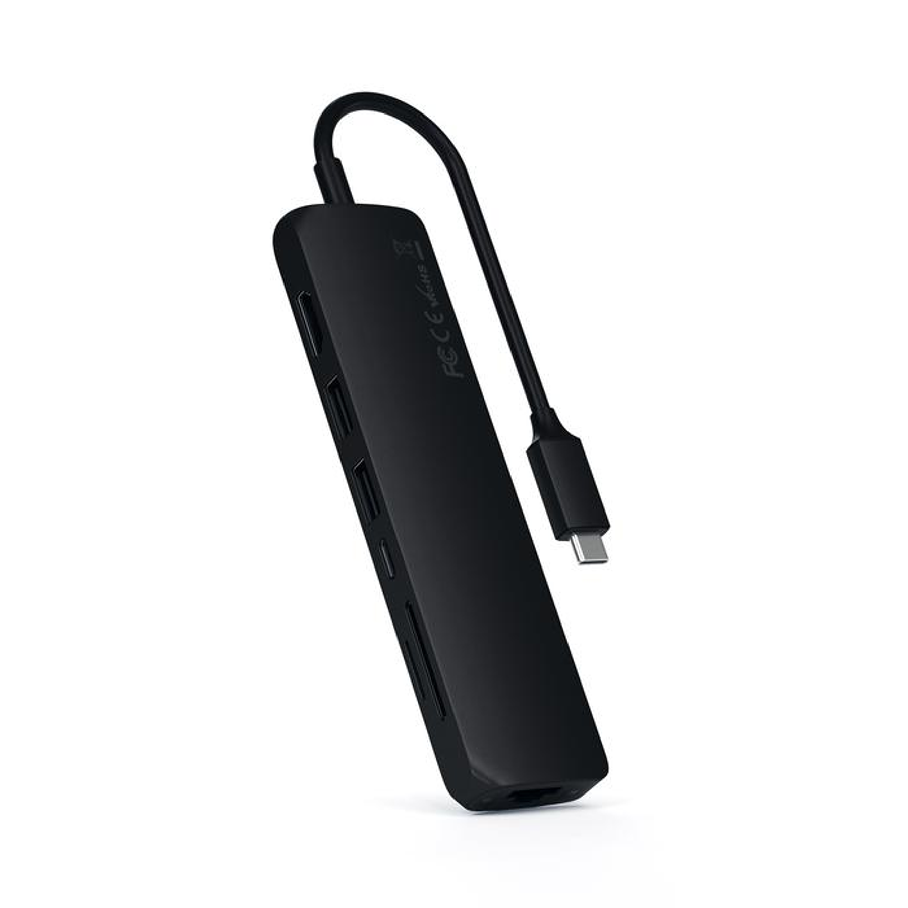 Satechi - USB-C Slim Multiport w/ Ethernet adpt (black)