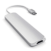 Satechi - USB-C Multiport Slim Adapter (silver)