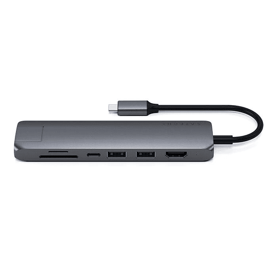 Satechi - USB-C Slim Multiport w/ Ethernet adpt (sp gray) - Image 2