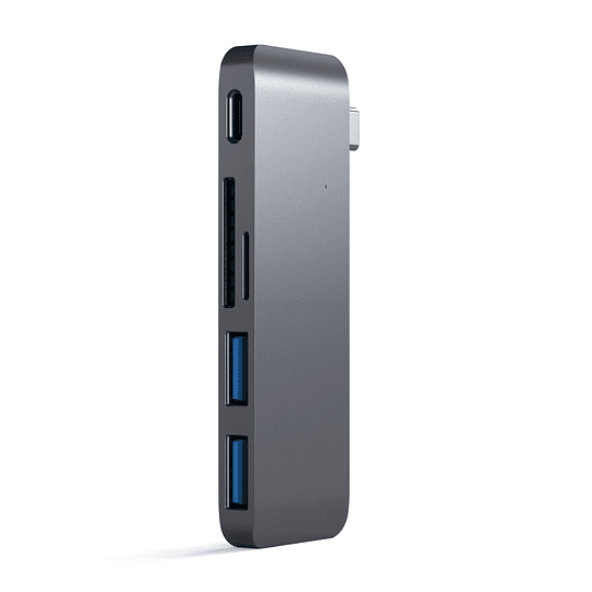 Satechi - USB-C Pass-Through Hub (space gray) - Image 1